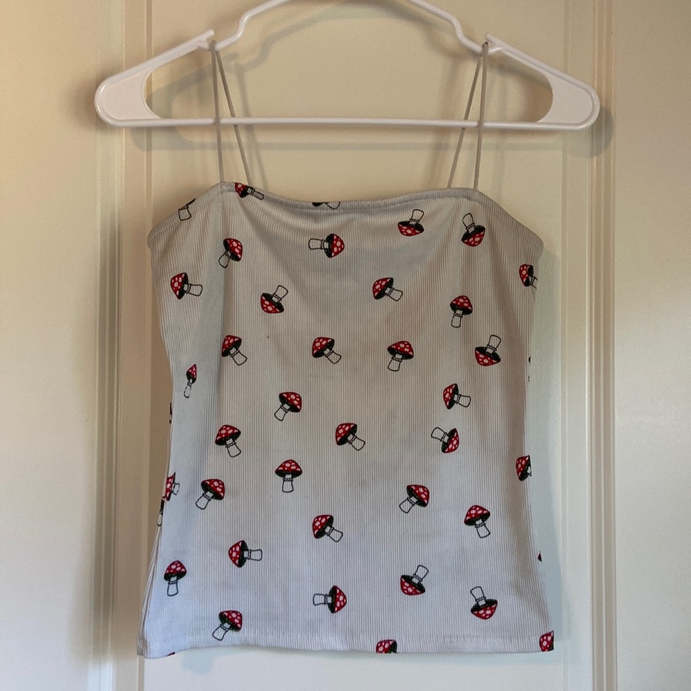 🍄Mushroom Cropped Tank Top🍄